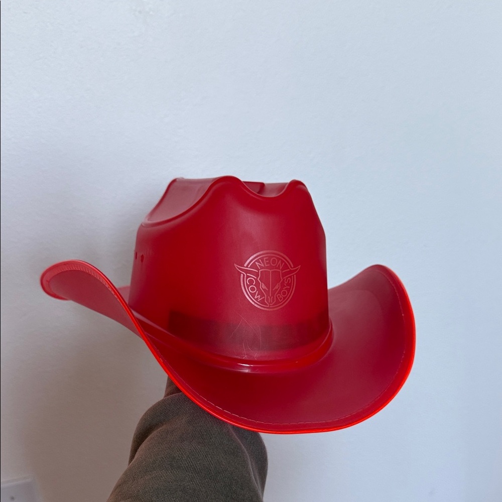 Neon Red Cowboy Hat